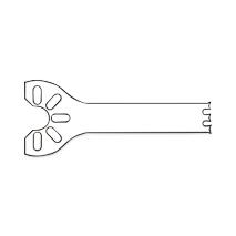 Stryker Sagittal Saw Blades - 5400-003-414 - 1 Each - MDL-SKR5400003414