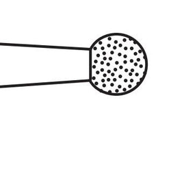 Round Diamond Burs - 5820-012-020 - 1 Each - MDL-SKR5820012020