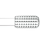 Stryker Round Fluted Burs 5820-018-050 - 1.0 Each - MDL-SKR5820018050