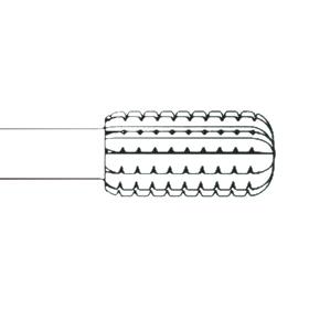 Stryker Round Fluted Burs 5820-018-050 - 1.0 Each - MDL-SKR5820018050