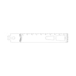 Stryker Sagittal Saw Blades - 6118-119-100 - 1 Each - MDL-SKR6118119100