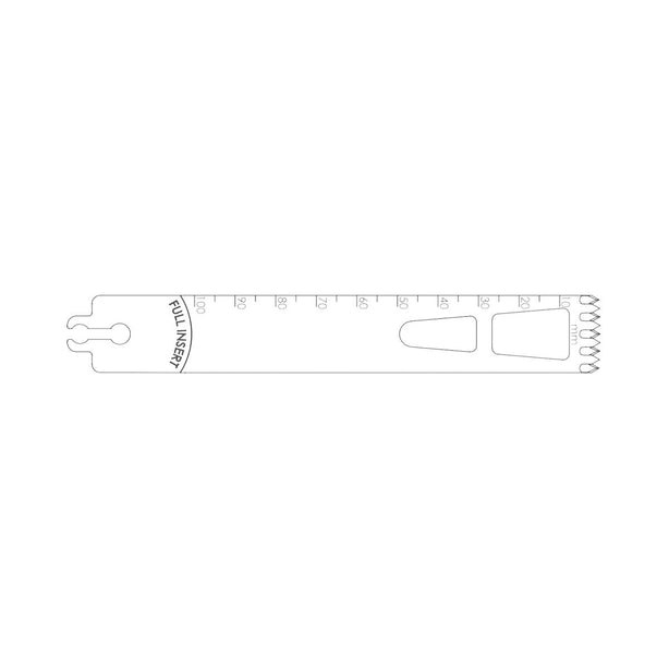 Stryker Sagittal Saw Blades - 6118-119-100 - 1 Each - MDL-SKR6118119100