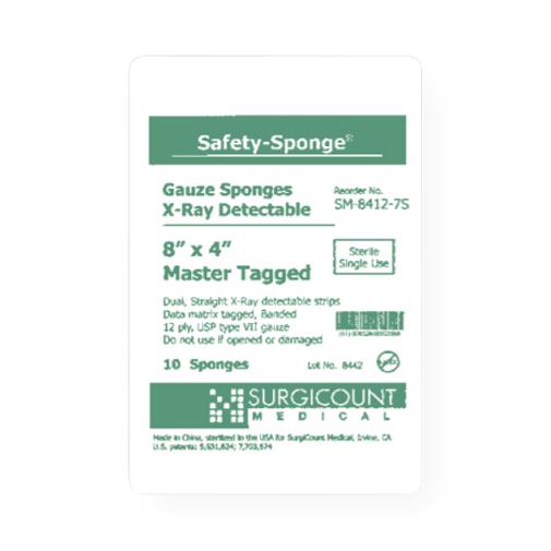 STRYKER Stryker Gauze Sponges 0612-284-120 10 Each - MDL-SKRSM84127SH