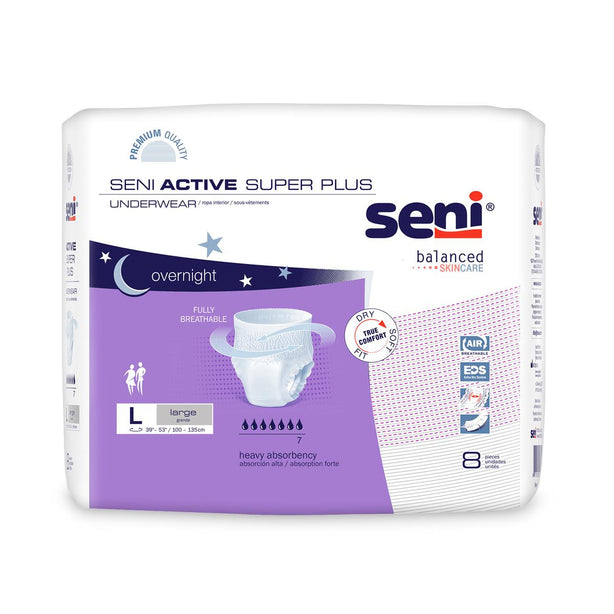 Seni Active Super Plus Protective Underwear - S-LA08-AP1 - 32 Each - MDL-SLA08AP1