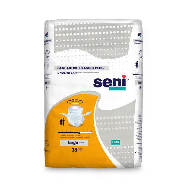 Seni Active Classic Plus Underwear - S-LA18-AC2 - 72 Each - MDL-SLA18AC2