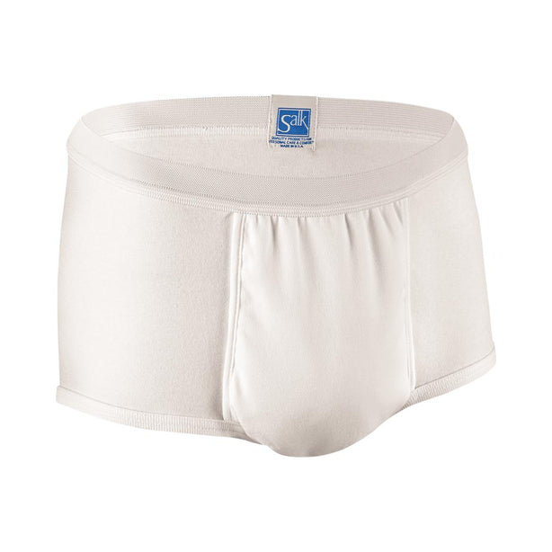Salk Light and Dry Men's Washable Cotton Briefs - 67800-LG - 1 Each - MDL-SLK67800LG
