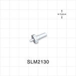 Male Luer Slip, Barbed, White, 100/Bag - Fits 1/16 inch ID Tubing (0.063 inch, 1.59 mm) - SLM2130