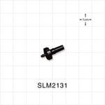 Male Luer Slip, Barbed, Black, 100/Bag - Fits 1/16 inch ID Tubing (0.063 inch, 1.59 mm) - SLM2131
