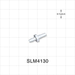 Male Luer Slip, Barbed, White, 100/Bag - Fits 1/8 inch ID Tubing (0.125 inch, 3.18 mm) - SLM4130