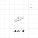 Male Luer Slip, Barbed, White, 100/Bag - Fits 5/32 inch ID Tubing (0.156 inch, 3.97 mm) - SLM5130
