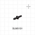 Male Luer Slip, Barbed, Black, 100/Bag - Fits 5/32 inch ID Tubing (0.156 inch, 3.97 mm) - SLM5131