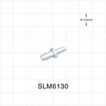 Male Luer Slip, Barbed, Natural, 100/Bag - Fits 3/16 inch ID Tubing (0.188 inch, 4.76 mm) - SLM6130