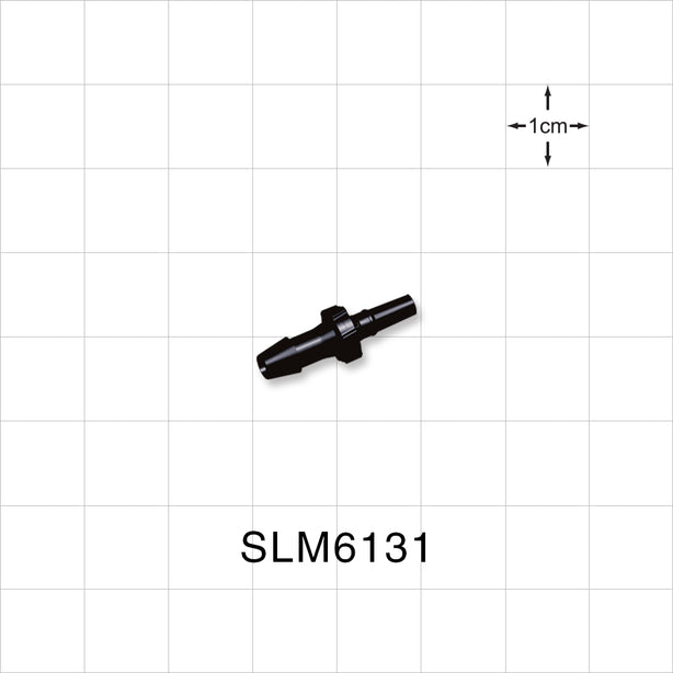Male Luer Slip, Barbed, Natural, 100/Bag - Fits 3/16 inch ID Tubing (0.188 inch, 4.76 mm) - SLM6131