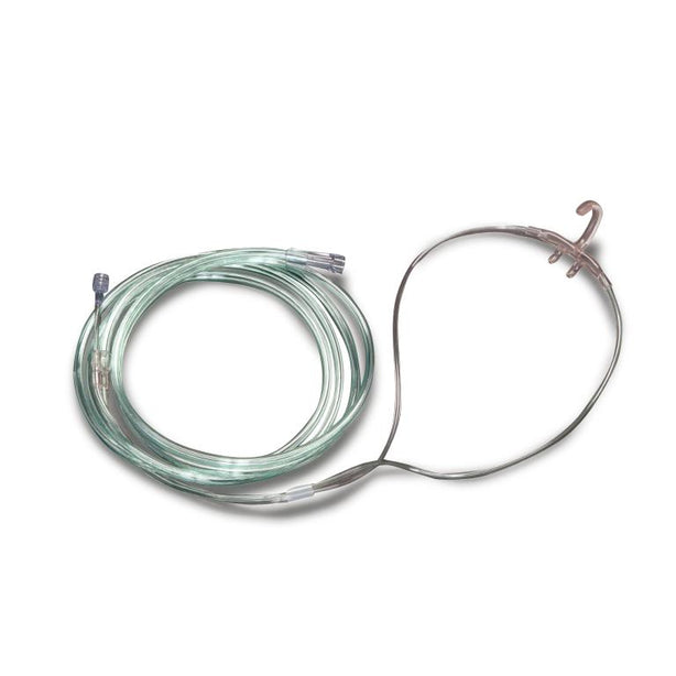 Divided Oral/Nasal Cannula, Pediatric, Female Luer Lock Connector, O2/ETCO2 Adult - 4793F-7-7-25 - 25 Each