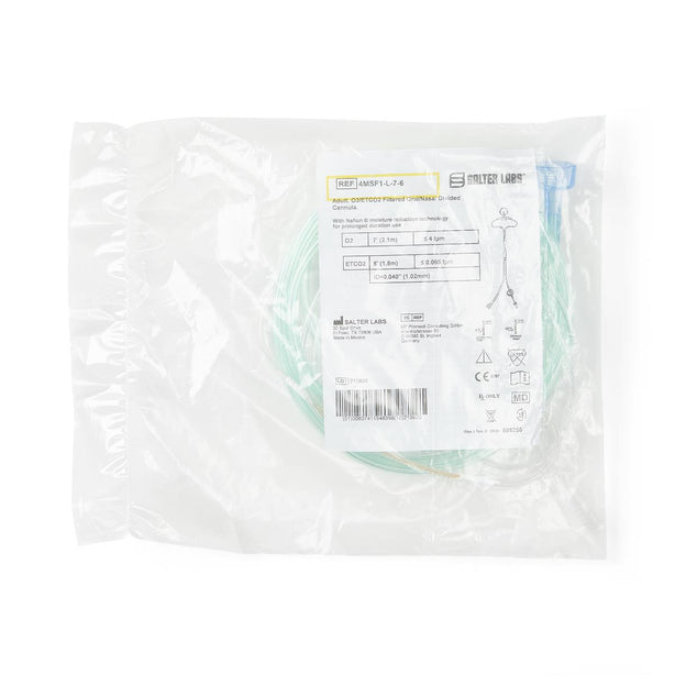 Salter Labs O2/ETCO2 Filtered Oral / Nasal Cannulas 4MSF1-L-7-6-100 - 100.0 Each