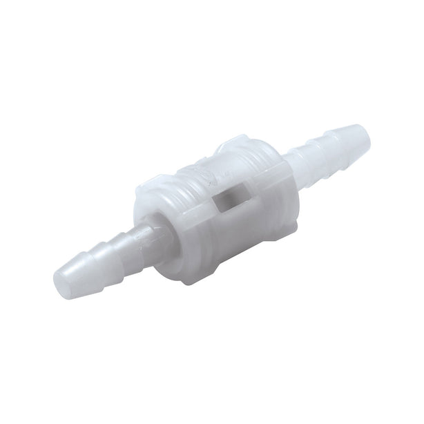 SMC Connector, Set, Valved, Barbed - Fits 1/8 inch ID Tubing (0.125 inch, 3.18 mm) - SMCD02