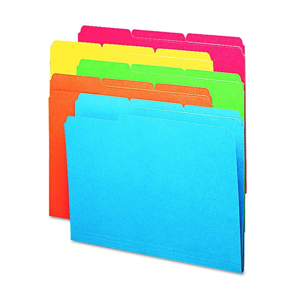 Colored File Folders - 11943 - 100 Each - MDL-SMD11943