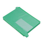 Smead Colored with Pockets Green Bottom End Tab 2-Pocket Poly Out Guides, Letter Size - 61952 - 25 Each
