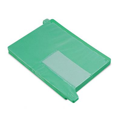 Smead Colored with Pockets Green Bottom End Tab 2-Pocket Poly Out Guides, Letter Size - 61952 - 25 Each