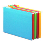 Smead Colored Hanging File Folders, Letter, 1/5 Tab, Assorted - 64059 - 25 Each