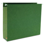 Smead Green 2" Capacity Expanding Box Bottom Hanging File Folders, Letter Size - SMD64259