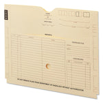 SMEAD MANUFACTURING CO. X-Ray End Tab File Jacket with Pocket 66300 100 Each-MDL-SMD66300