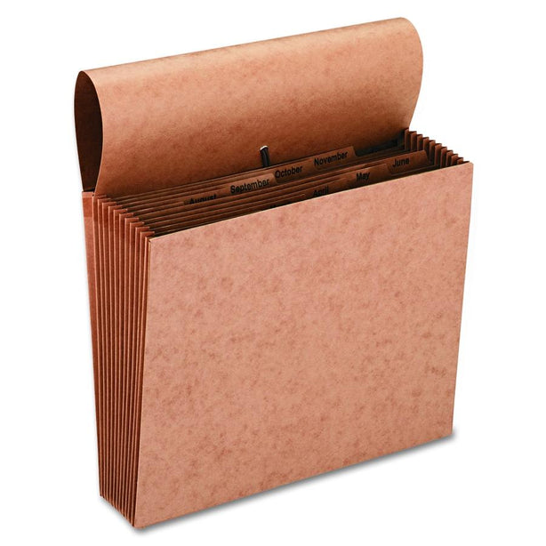 Smead Indexed Expanding Files, Kraftft, Letter, Jan-Dec, 12 Pockets - SMD70186