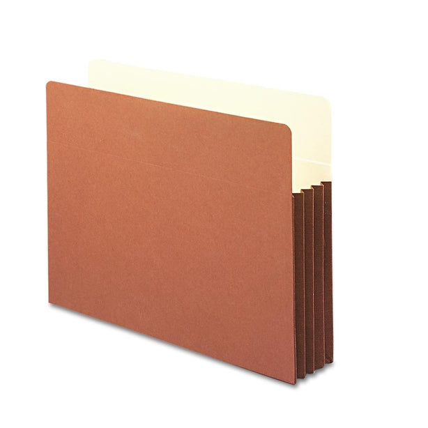 Smead Redrope 3.5" Expanding Pocket File Folders with Straight Tab, Letter-Size - 73264 - 10 Each