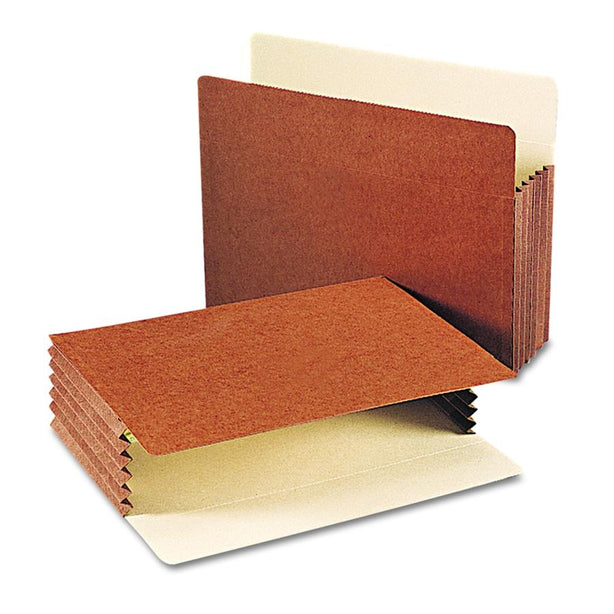 Smead Redrope 5.25" Expanding Pocket File Folders with Straight Tab, Letter-Size - 73274 - 10 Each