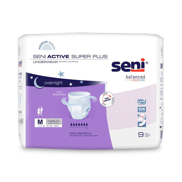 Seni Active Super Plus Protective Underwear - S-ME09-AP1 - 36 Each - MDL-SME09AP1
