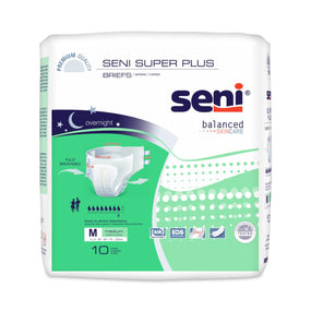 TZMO USA Seni Super Plus Briefs S-ME10-BP1 40 Each-MDL-SME10BP1