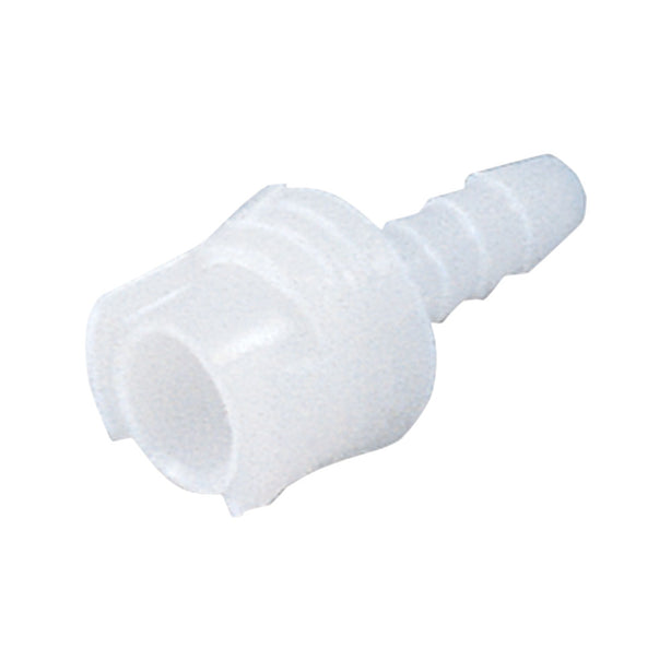 SMC Connector, Body, Non-Valved, Barbed - Fits 1/16 inch ID Tubing (0.063 inch, 1.59 mm) - SMF01