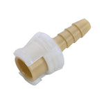 SMC Connector, Body, Non-Valved, Barbed - Fits 1/8 inch ID Tubing (0.125 inch, 3.18 mm) - SMF0212