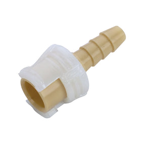 SMC Connector, Body, Non-Valved, Barbed - Fits 1/8 inch ID Tubing (0.125 inch, 3.18 mm) - SMF0212