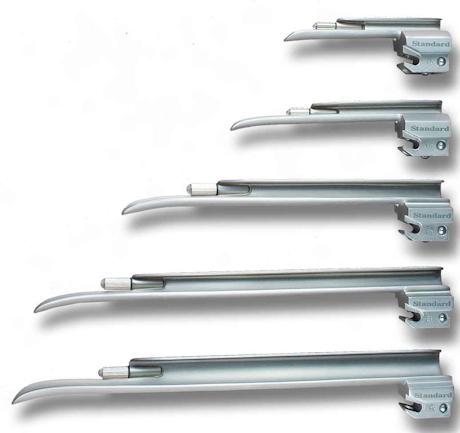 Sunmed English Profile Miller Laryngoscope Blades 5-5061-02 - 1.0 Each