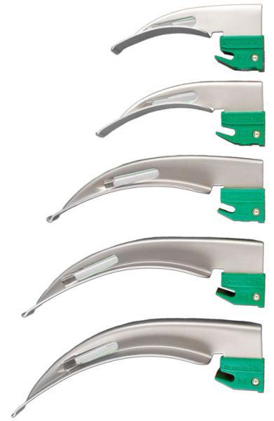 Sunmed SunMed GreenLine Fiber Optic Disposable Laryngoscope Blades 5-5332-01 - 20.0 Each