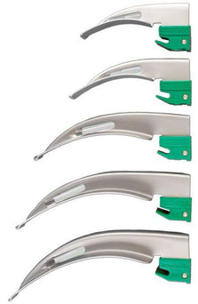 Sunmed SunMed GreenLine Fiber Optic Disposable Laryngoscope Blades 5-5332-04 - 20.0 Each