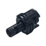 SMC Connector, Insert, Non-Valved, Barbed - Fits 1/16 inch ID Tubing (0.063 inch, 1.59 mm) - SMM01MBLK