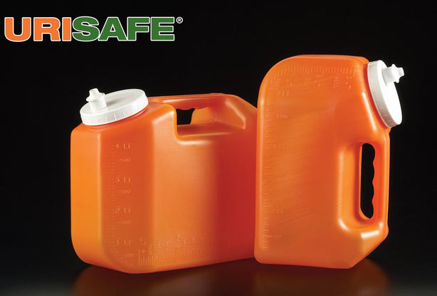 Simport Scientific Urisafe 24-Hr 24-Hour Urine Collection Container with Spout, High-Density Polyethylene, 3L - B350 - 40 Each