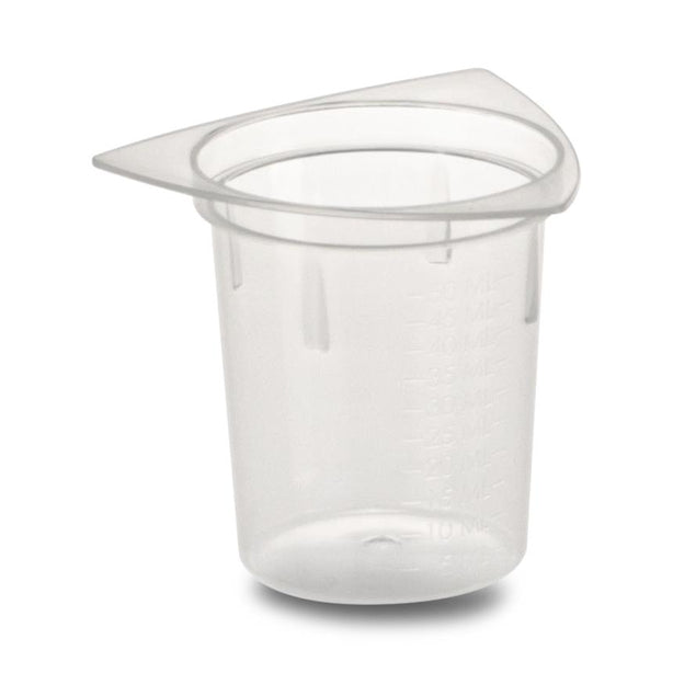 Simport Scientific Autoclavable Tricorn Polypropylene Beaker with 3 Pouring Spouts, 50 mL - SMPB70050