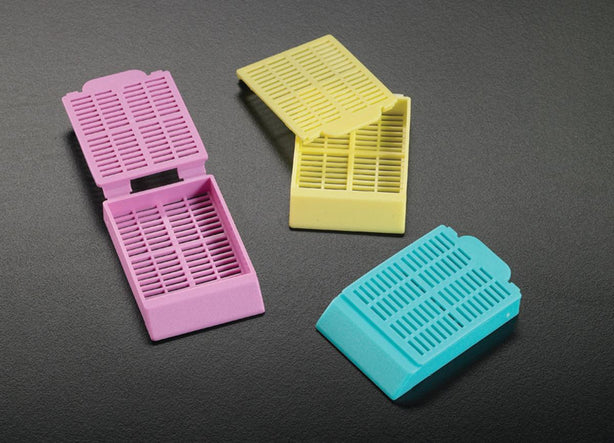 Simport Scientific M490 Processing / Embedding Histosette I Tissue Cassette, Fluorescent Pink - SMPM49016