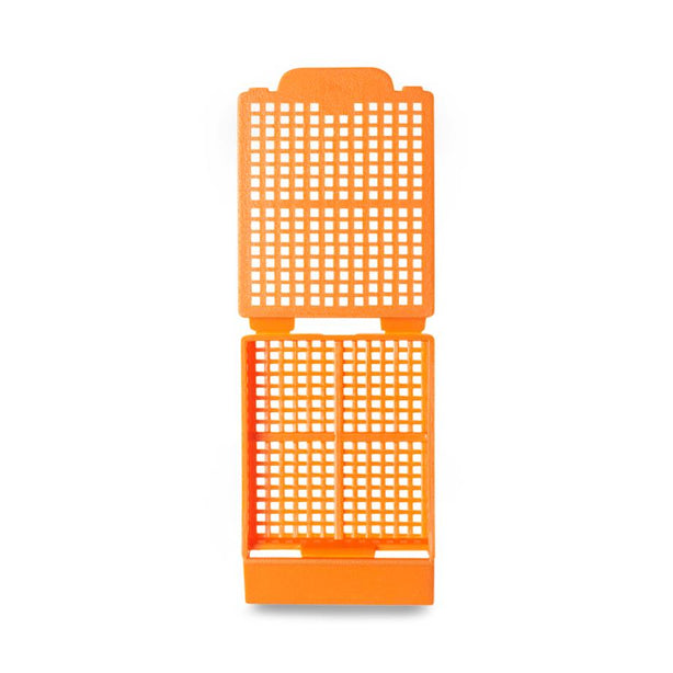 Simport Scientific M491 Processing / Embedding Histosette I Biopsy Cassette, Orange - SMPM49111