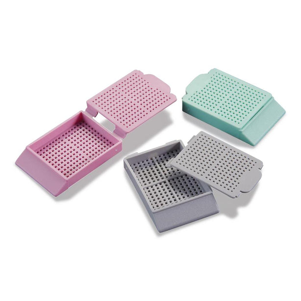 Simport Scientific M491 Processing / Embedding Histosette I Biopsy Cassette, Fluorescent Green - SMPM49117