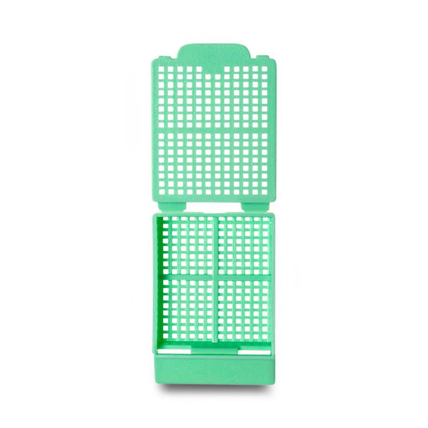 Simport Scientific M491 Processing / Embedding Histosette I Biopsy Cassette, Green - M491-4 - 1500 Each