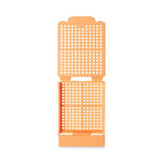 Simport Scientific M491 Processing / Embedding Histosette I Biopsy Cassette, Peach - SMPM4917