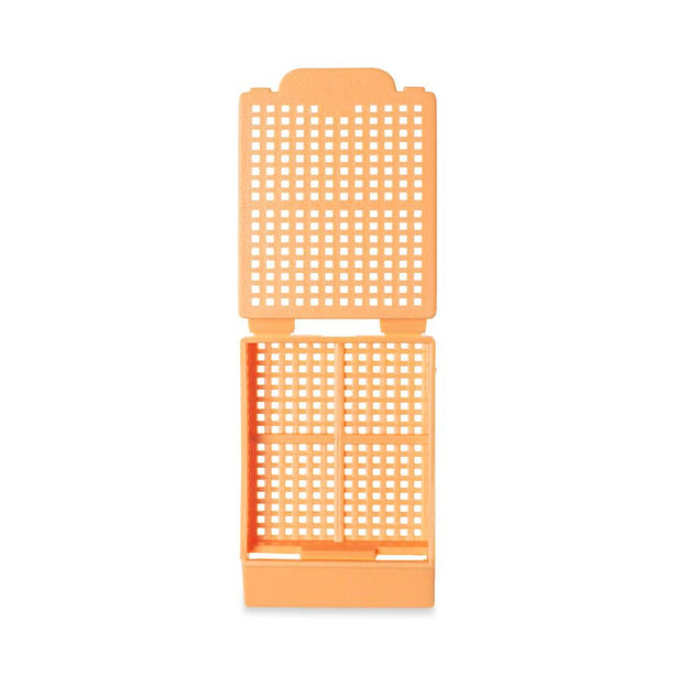 Simport Scientific M491 Processing / Embedding Histosette I Biopsy Cassette, Peach - SMPM4917