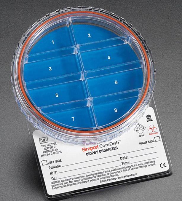 SIMPORT SCIENTIFIC 8-Compartment CoreDish M970-D8 10 Each - MDL-SMPM970D8