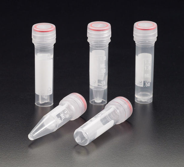 Simport Scientific T335 Micrewtube Microcentrifuge Tube, 2.0 mL, Self Standing, with Tamper-Evident Screw Cap with Washer Seal and Flat Top, O-Ring, and Printed Graduations, Sterile - T335-6SPRTP - 500 Each