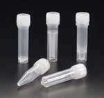 Simport Scientific T338 Screw Cap Micrewtube Microcentrifuge Tube, 1.5 mL, Round Bottom, with Lip Seal, No Printed Graduations - SMPT3385