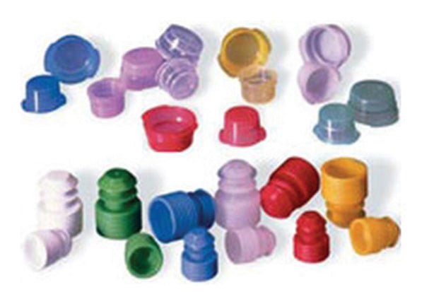 Simport Scientific FitsAll Universal Caps for Glass Blood Collection Tube T403GY - 10000.0 Each